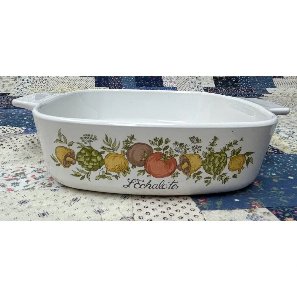 Vintage Corning Ware L'Echalote  1 Qt Casserole Dish A-1-B with Lid New in Box